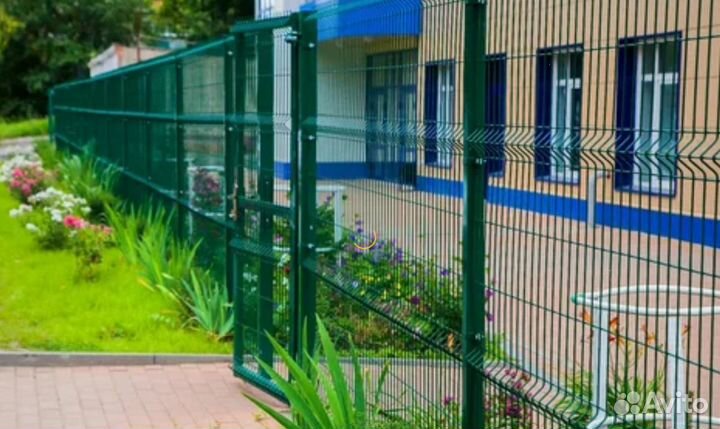 Забор из 3D сетки цена под ключ