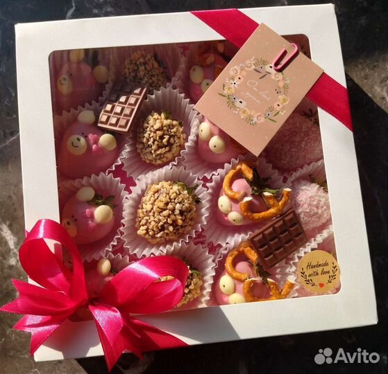 Набор из клубники в шоколаде