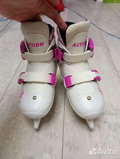 Коньки детские раздвижные