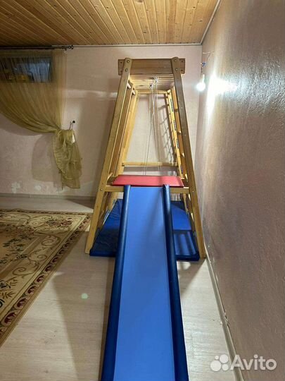 Детская шведская стенка деревянная