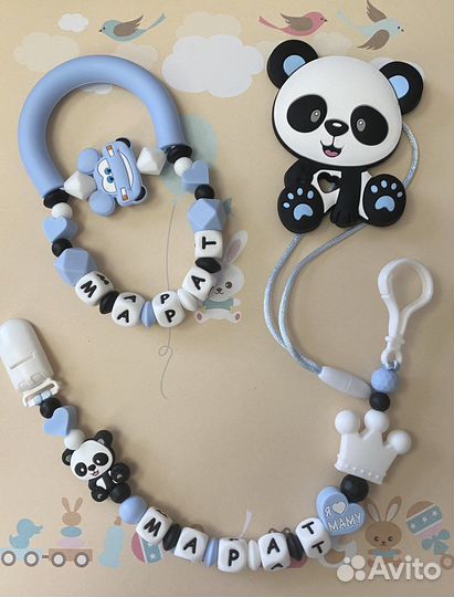 Держатель для пустышки, грызунки