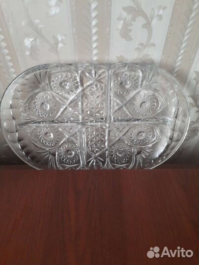 Хрустальная менажница