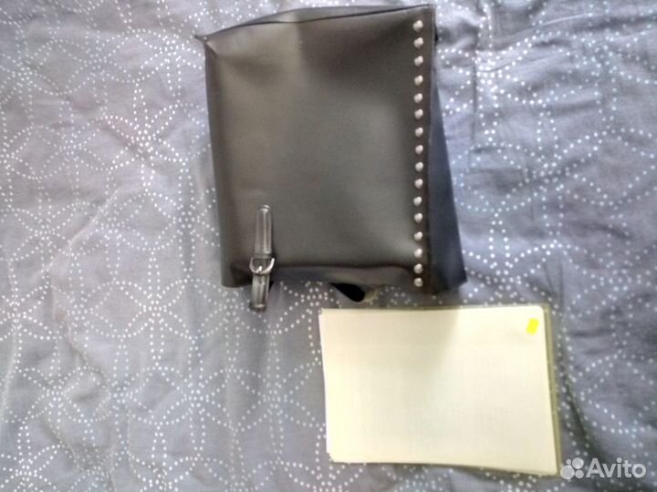 Большая кожаная сумка женская А4