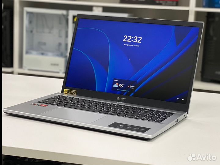 Ноутбук acer Rayzen 7 5700/16g/512SSD