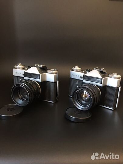 Фотоаппарат zenit-E объектив Helios-44-2 Мир-1В