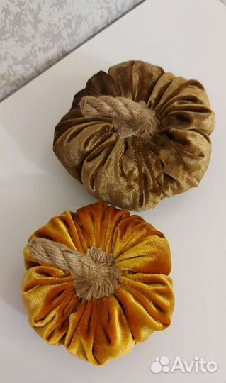 Тыква декоративная текстильная