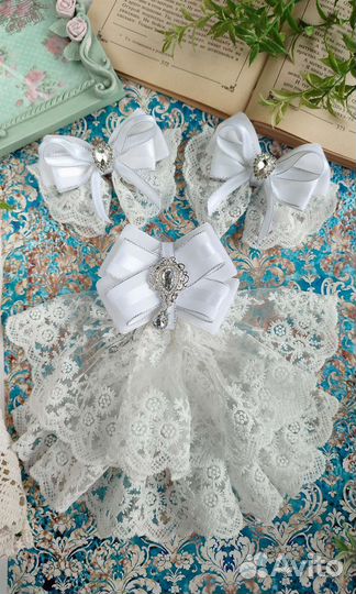 Бантики школьные и жабо