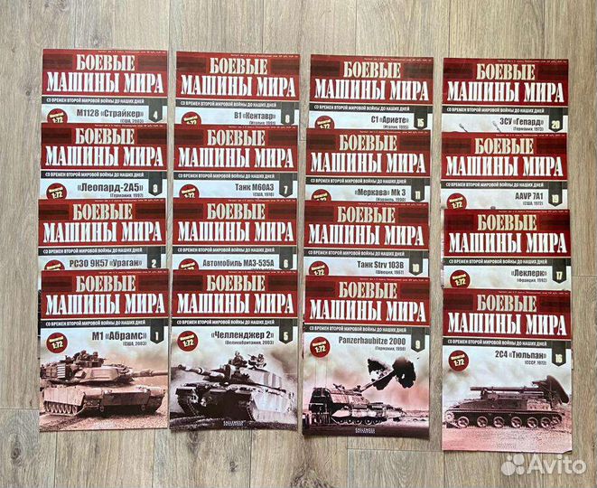 Журналы Модель танка, Боевые машины