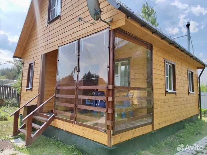 Мягкие окна в беседку