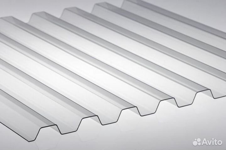 Поликарбонат монолитный трапеция