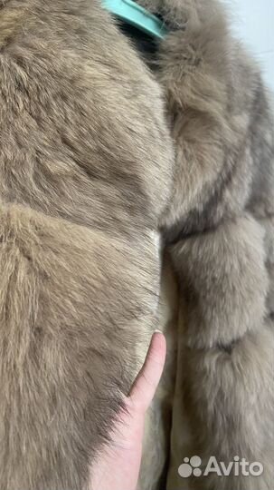 Шуба из песца