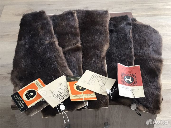 Норковый воротник пластины СССР