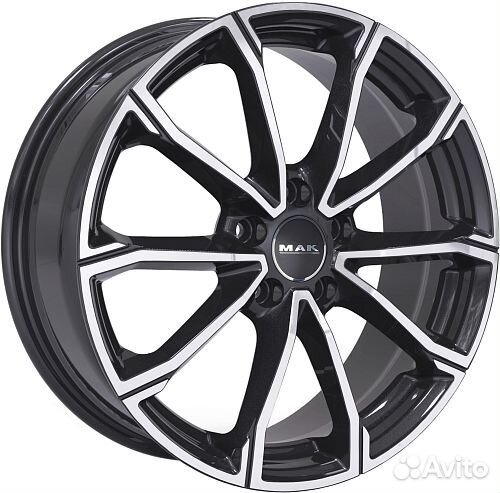 R19 5x112 8J ET40 D76 MAK DaVinci Black Mirror