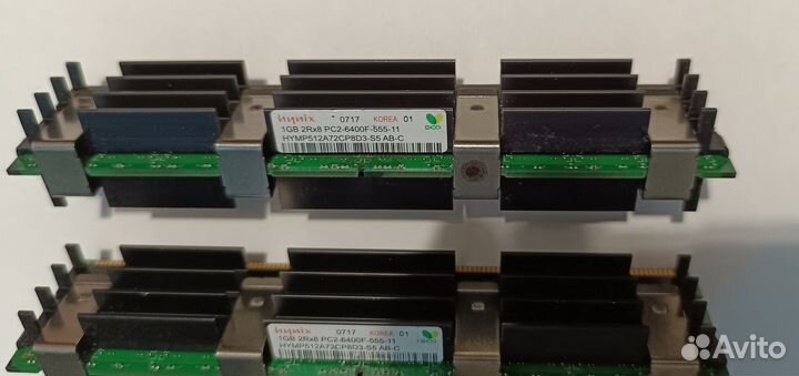 Оперативная память для Mac Pro 1 Гб DDR2 PC2-6400F
