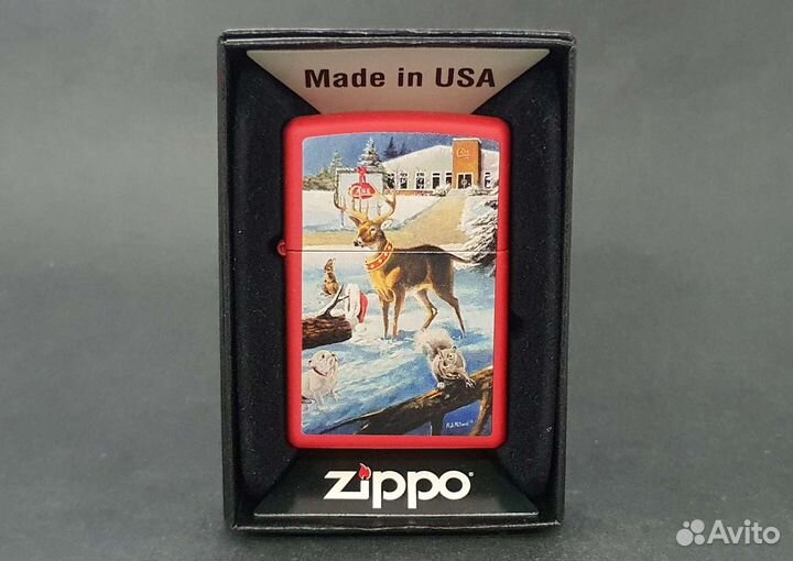 Зажигалка Zippo - Deer Santa