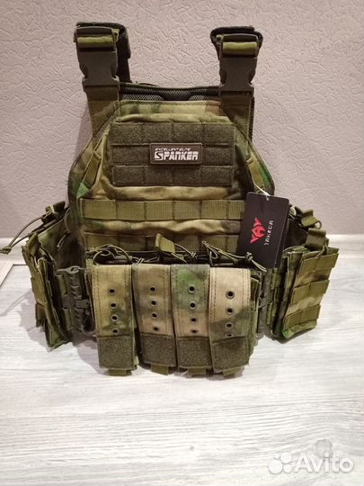 Боевая разгрузка плитник с подсумками быстросъем