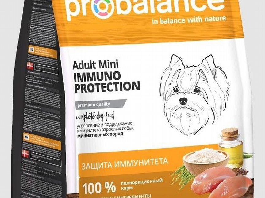 Probalance корм сухой для взрослых собак миниатюрн