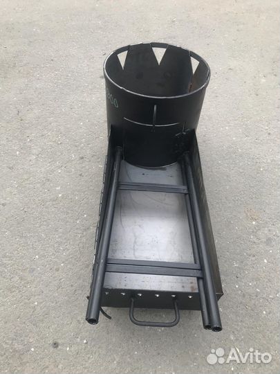 Мангал с очагом