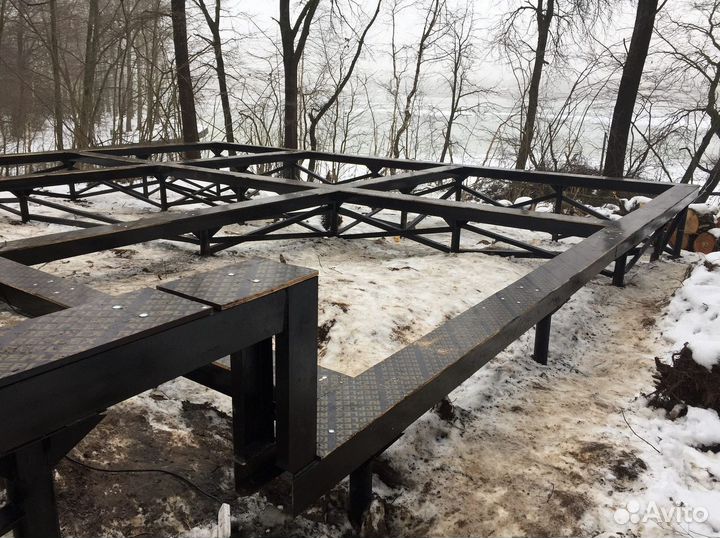 Винтовые сваи для забора