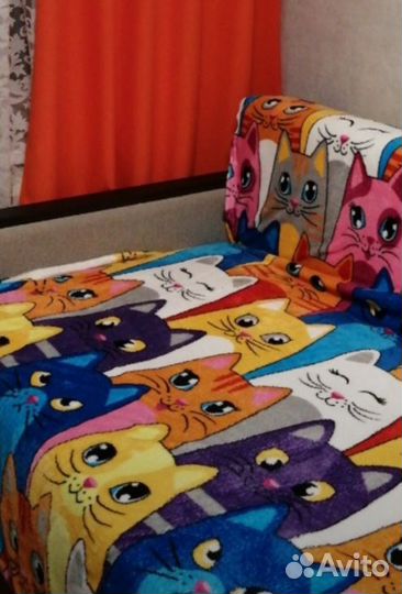 Плед детский плюшевый