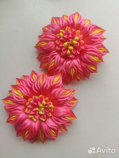 Цветы резинки ручной работы