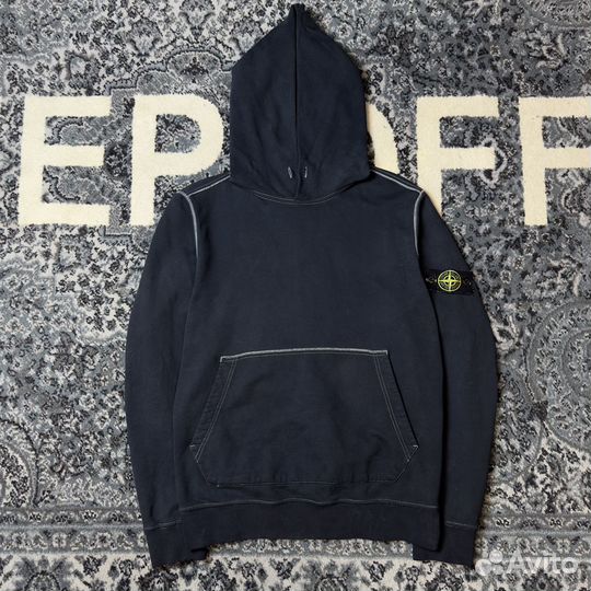 Худи Stone Island Garment Dyed Hoodie Black