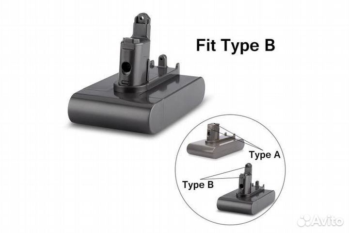 Аккумулятор на пылесос dyson