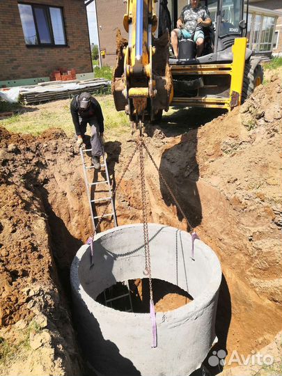 Канализация, выгребная яма, септик под ключ