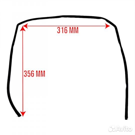 Уплотнение дверки духовки gefest 3200, 3300, 3500