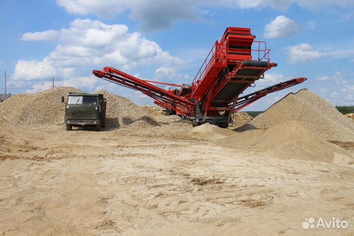 Песок щебень