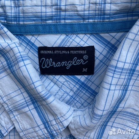 Мужская рубашка wrangler M 48 размер объявление продам