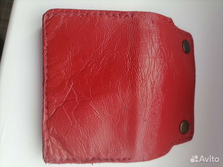 Мини кошелек кожа ручная работа