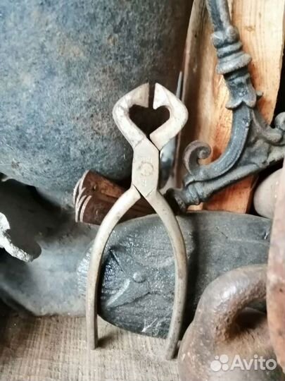 Кочерга для русской печи старинная