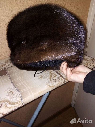 Шапка норка и воротник писец