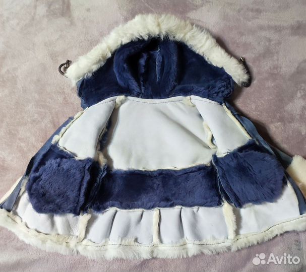 Натуральная дубленка на 2 года