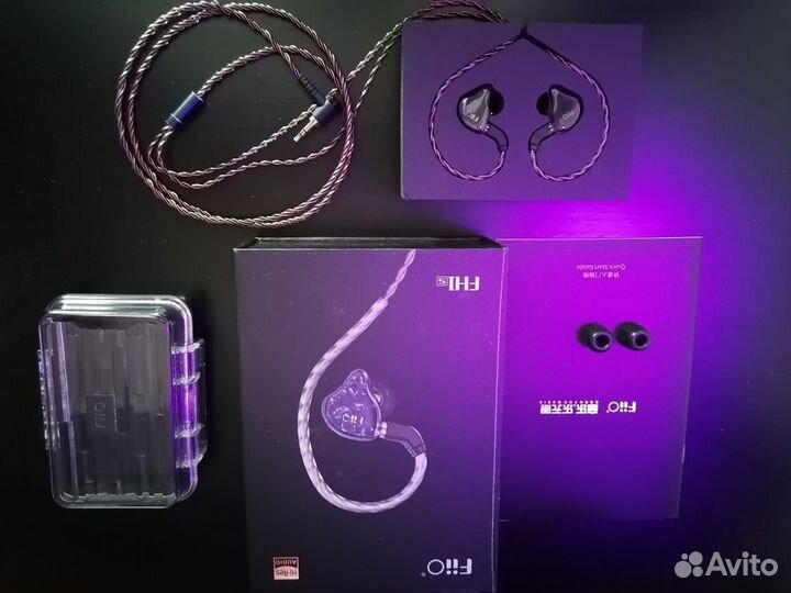 Проводные-гибридные Hi-Fi наушники FiiO FH1s