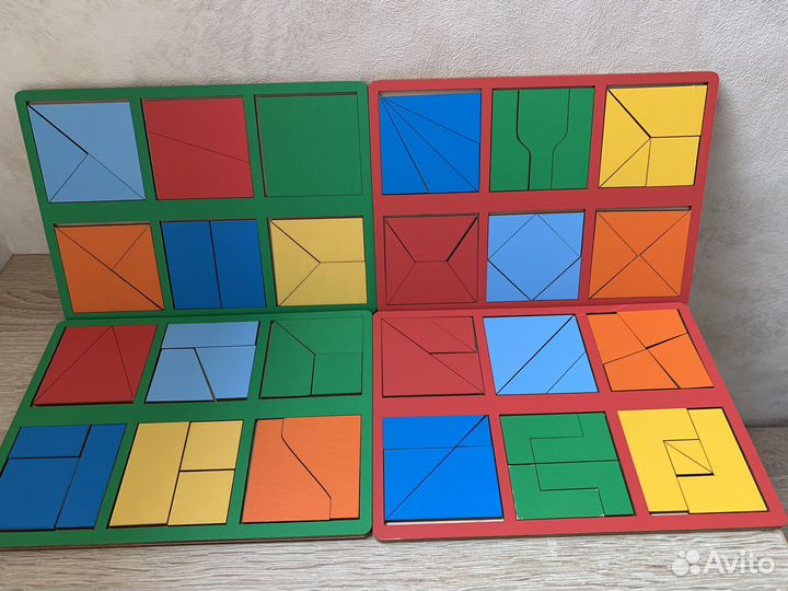 Квадраты Никитина 1 и 2 уровень Smile-Decor