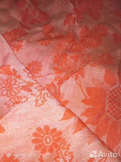 Отрез ткани Лен с добавлением хлопка СССР