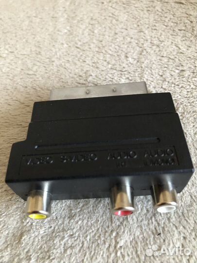 Переходник-scart 3RCA тюльпан с проводом