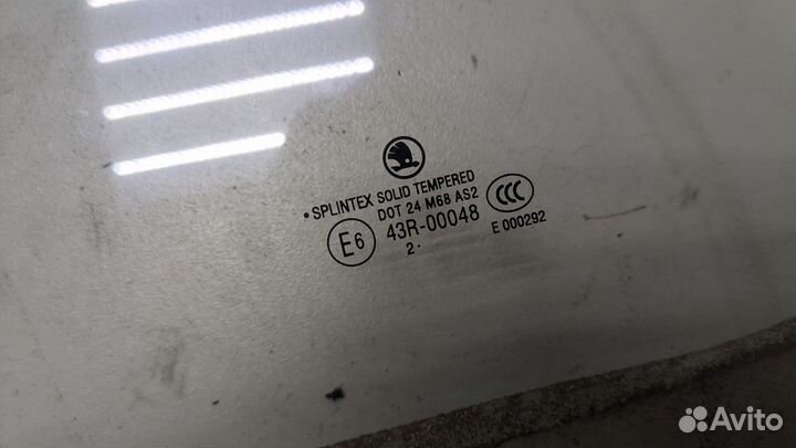 Стекло боковой двери Skoda Octavia (A5), 2013