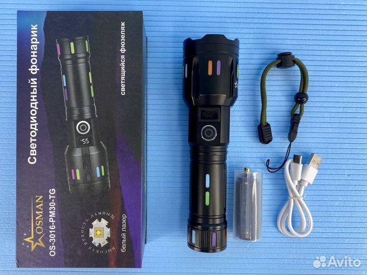 Фонарь аккумуляторный с функцией Power bank