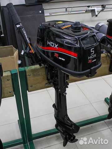 Лодочный мотор 2-х тактный HDX R series T 5 BMS