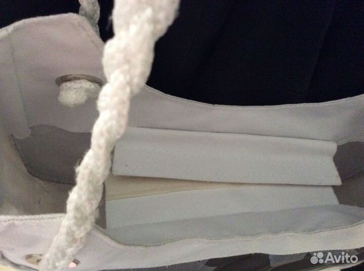 Сумка пляжная из льна с пропиткой(Оксфорд)