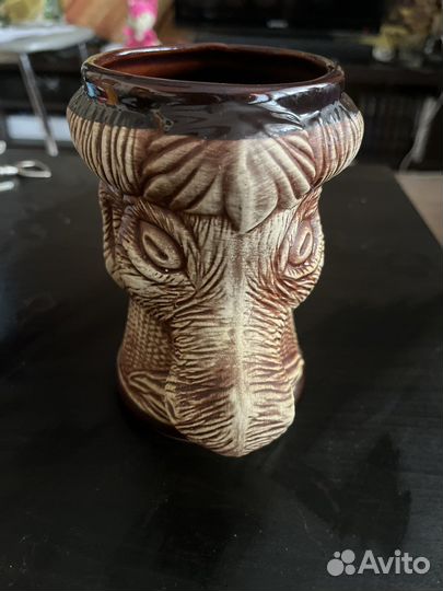 Глиняная кружка баран