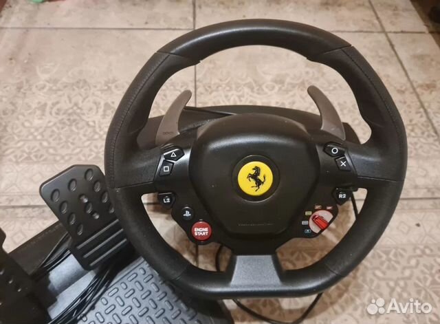 Руль thrustmaster t80 ferrari 488 sony ps4 ps5 пк