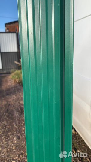 Евроштакетник для забора (П, Полукруглый)