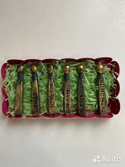 Свечи ручной работы спички