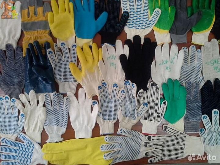 Перчатки Хб Пвх