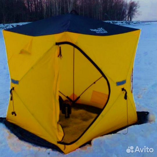 Палатка для зимней рыбалки 3 слоя