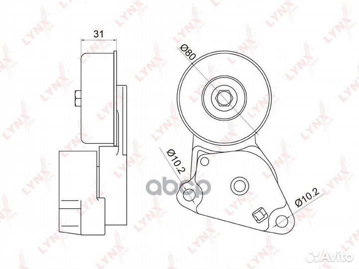 Натяжитель ремня навесного оборудования PT3023